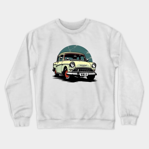 Vintage classic Car Designs Crewneck Sweatshirt by ragil_studio